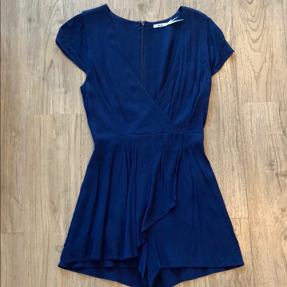 Urban Outfitters Navy Blue Romper